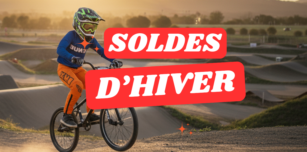 Soldes d'hiver 2026 tenue BMX
